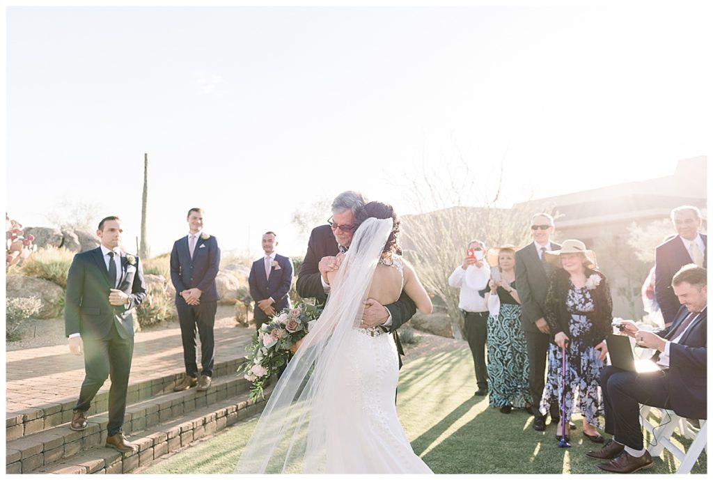 Bride & Groom get married in a Troon North Golf Club Wedding in Scottsdale